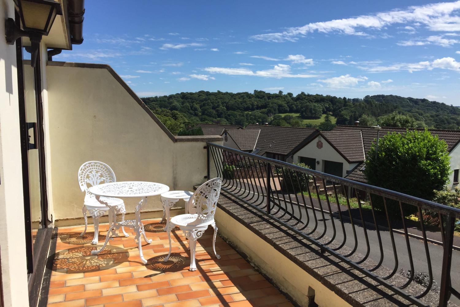 Balcony off the living room at Merrijig